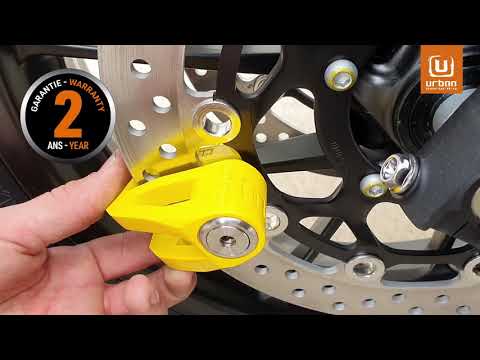 Κλειδαριά Δισκοφρένου Urban UR210Y SRA Steel Yellow (10 mm)