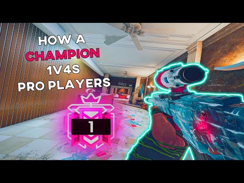 How A CHAMPION 1v4s A PRO PLAYER Ranked Highlights - Rainbow Six Siege