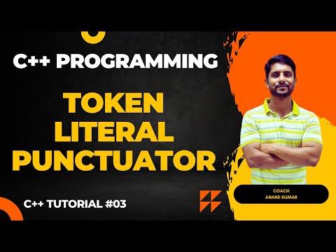Token in C | Literals | Constants | Punctuators | Separator | In Hindi