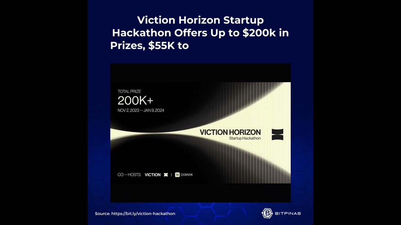 Viction Horizon Startup Hackathon Offers Up to $200k in Prizes, $55K to main track winners #shorts