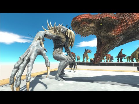 Tyrannosaurus rex VS All Units - Animal Revolt Battle Simulator