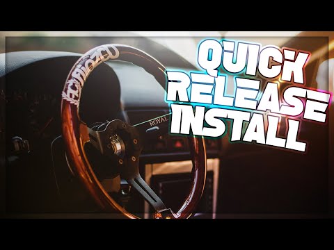 Installing a NRG QUICK RELEASE WHEEL on the MK4 Jetta