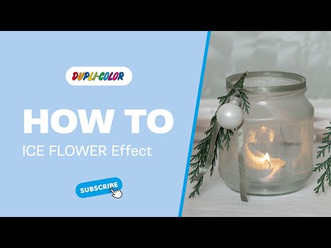 DUPLI-COLOR ICE FLOWER Spray | How to video - The fascinating ICE FLOWER Effect! ❄️✨