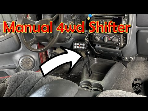 Manual 4WD shifter conversion, S10 rock lander. Journeys off-road 4x4 conversion kit.