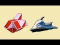 Jet Ski Boat From 24 Piece Snake