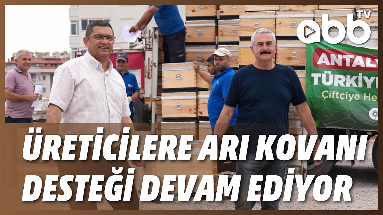 ÜRETİCİLERE ARI KOVANI DESTEĞİ DEVAM EDİYOR