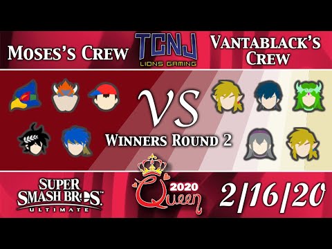 Queen 2020 - Moses STRSWAB's Crew vs Vantablack's Crew - Smash Ultimate Crews - WR2