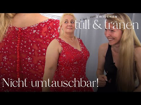 Knallrot zur Hochzeit? 😱 Dieses Kleid lässt sich nicht umtauschen | Zwischen Tüll und Tränen