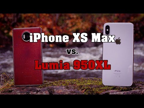 iPhone XS Max vs. Lumia 950XL