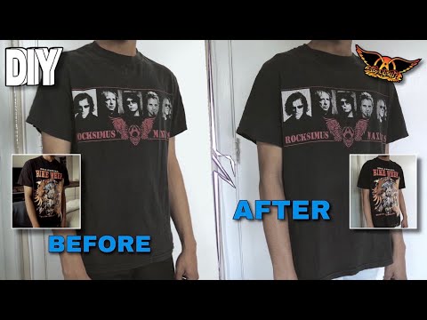 HOW TO STRETCH / ENLARGE A T-SHIRT (DIY)
