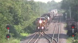 preview picture of video '2011-7-10 Trainwatching in KS - UP at Alta Vista'