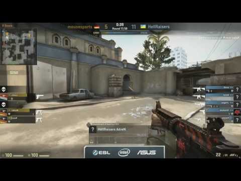 mousesports vs HellRaisers @ EMS One Katowice 2014 Group A (CS:GO mouz vs HR)