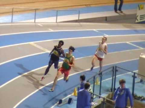 NK indoor 2009 Thomas Schuwer halve finale 400