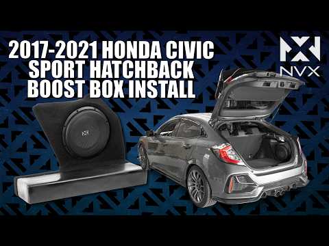 NVX PBK-BEHONCVCHBG10 - 2017-2021 Honda Civic/Type R - Complete Bass Package-video