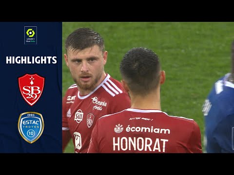 STADE BRESTOIS 29 - ESTAC TROYES (5 - 1) - Highlights - (SB29 - ESTAC) / 2021-2022