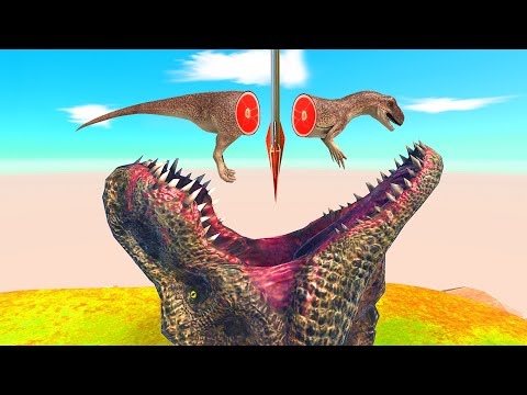 Deadly Bone Spike Trap pierce Dinosaur - Animal Revolt Battle Simulator