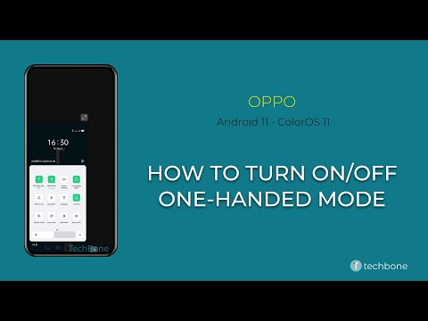 How to Turn On/Off One-handed mode - Oppo [Android 11 - ColorOS 11]