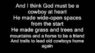 God must be a cowboy by Dan Seals