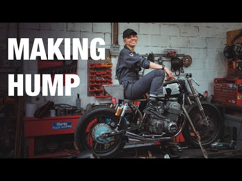 BUILDING MY FIRST MOTORCYCLE /  SEAT HUMP - EP 9 / HONDA CB750  / Custom Series by TOMBOY A BIT