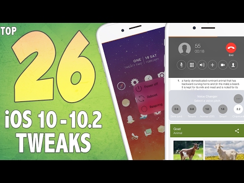 26 More AWESOME iOS 10 - 10.2 Jailbreak Tweaks! | Best iOS 10 Jailbreak Tweaks #3 Video