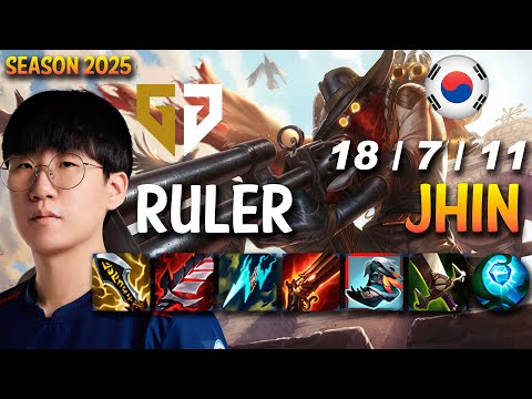 GEN Ruler JHIN vs MISS FORTUNE ADC - PAtch 25.S1.1 KR Ranked | lolrec