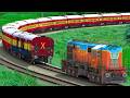 WDM3D SHUNT ICF RAJDHANI EXPRESS TRAIN | BUMPY RAILROAD | Train Simulator | Railwork | NTG GAMING