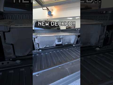 A NEW drawer system mod in my Tacoma truck bed! DECKED 2.0 #shorts