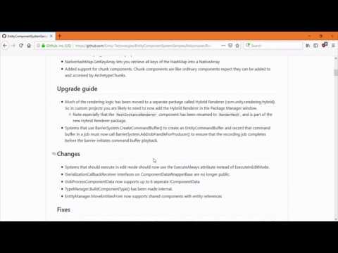 [ECS] Overview of Unity's New Cube example for ECS v0.0.21