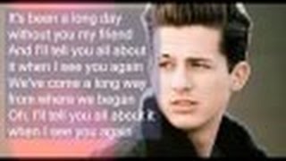 [No RAP version] See You Again - Charlie Puth with Lyrics