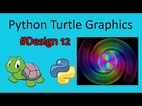 Python Turtle Graphics Tutorial Design1 Python Graphics Amazing Design Using Python ✨