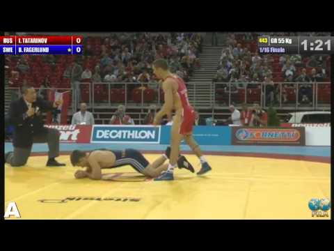 ЧМ-2013. Иван Татаринов - Эрик Фагерлунд (Швеция) 1/16