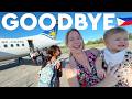 Emotional Goodbye To The PHILIPPINES Juniper S First International Flight
