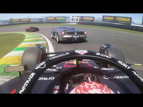 Max Verstappen Red Bull F1 2025 vs Supercars & Hypercars at Interlagos | Onboard