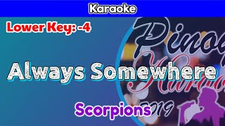 Download lagu Always Somewhere by Scorpions (Karaoke : Lower Key : -4) mp3