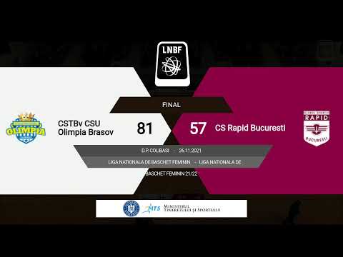 LNBF 2021-2022: Olimpia CSU Brașov - Rapid București