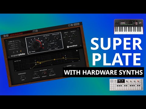 Soundtoys SUPERPLATE Plate Reverb With Hardware Synthesizers