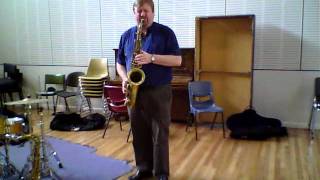 Joel Frahm playing P. Mauriat tenor saxophone 66RUL.MOV