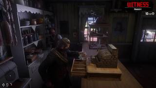 Red Dead Redemption 2 MY FIRST SHOP ARMED ROBBERY - General Store