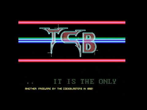 CGA Demo in 16 Colours running on an EuroPC -  CGA capture, using CGA2SCART Pro with a VGA 15Khz mod