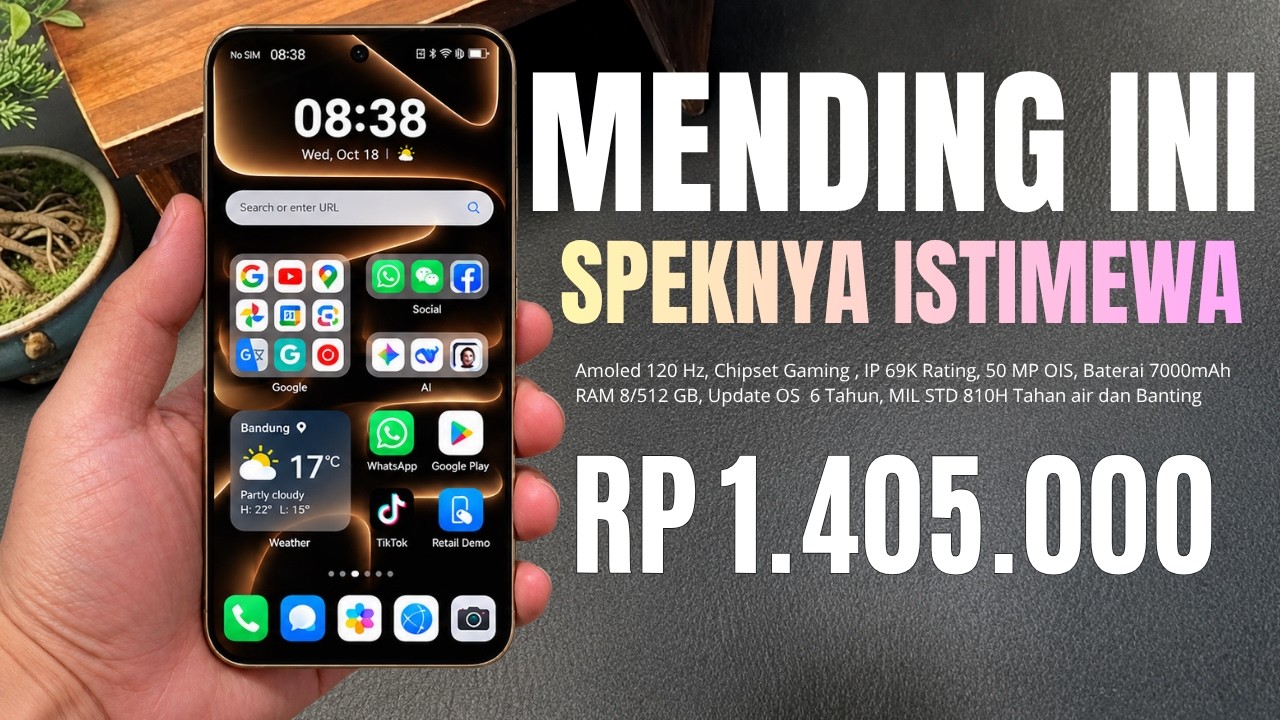 MURAH TAPI MASIH MEWAH‼️RAM 8/512 GB, 7000MAH - HP 1 JUTAAN TERBARU DAN TERBAIK AKHIR TAHUN 2026