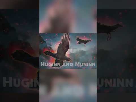 Huginn and Muninn: The Ravens of Odin - Norse Mythology - See U in History #shorts