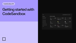 CodeSandbox YouTube Video