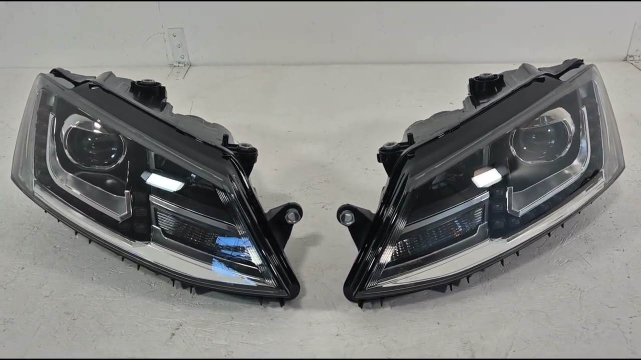 Volkswagen Jetta 2011-2018 Fari anteriori LED con luci diurne (2 pz) Video 1