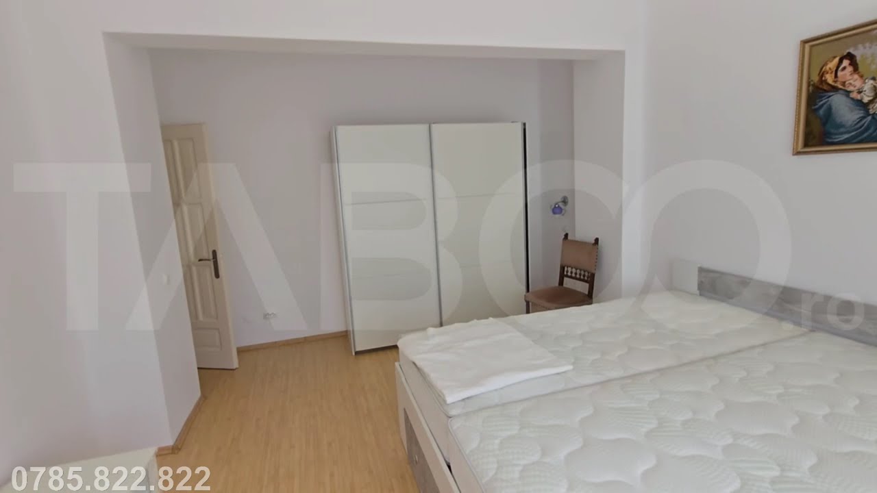 Apartament 4 camere de inchiriat 140 mp cu garaj zona Rahovei Sibiu - Video