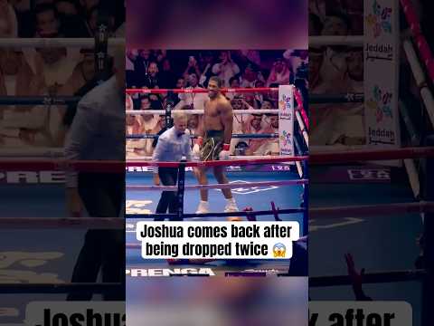 ANTHONY JOSHUA COMES BACK WITH INSANE TKO 😳