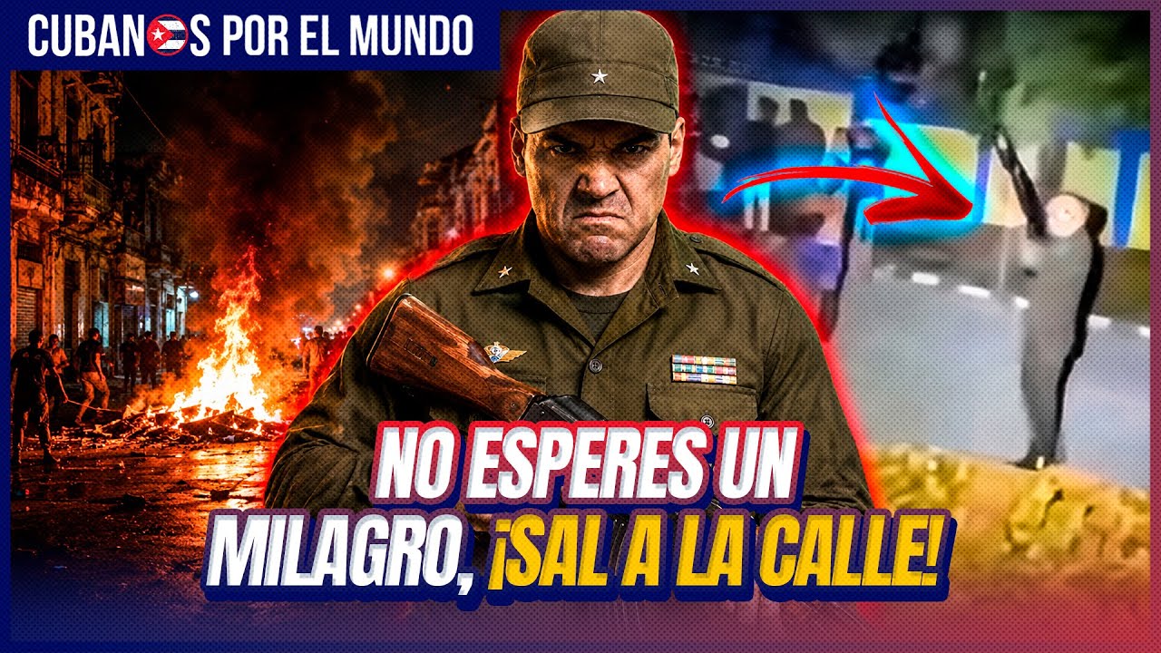 Régimen cubano amenaza con METRALLETAS a manifestantes desarmados