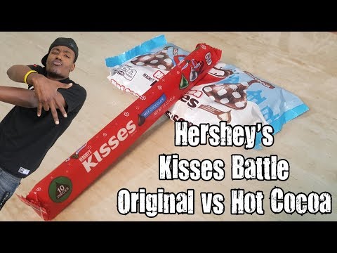 Hershey's Kisses Battle - Original vs Hot Cocoa!!!