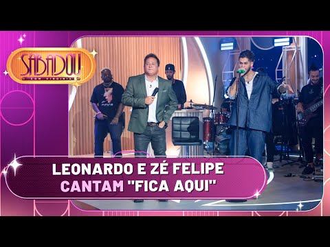 Leonardo e Zé Felipe cantam "Fica Aqui" | Sabadou com Virginia (06/04/24)
