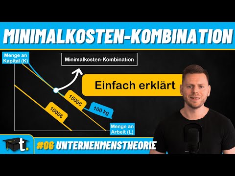 Minimalkostenkombination in 2 Minuten erklärt: Isoquante & Isokostenlinie
