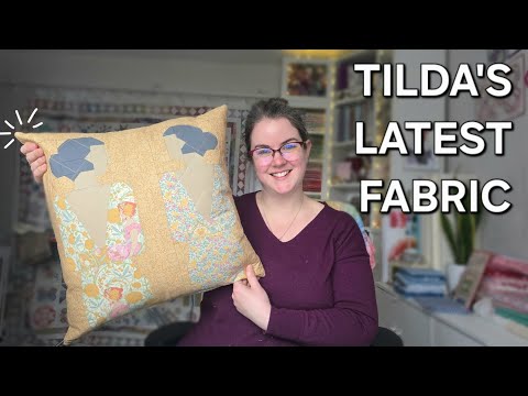 TILDA'S LATEST COLLECTION | Song Bird | Patchwork Pillow